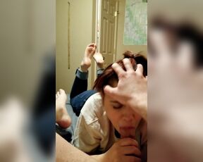 Foot fetish dick swallowing