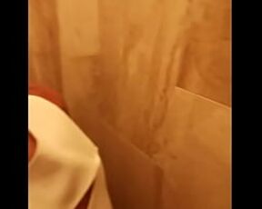 I pee in the mouth of my girl friend in toilet of Restaurant with public around part 2