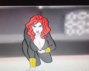 Black Widows Tits Pop Out (Sneak Preview) Avengers Cartoon Sex