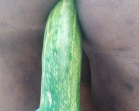 Spying My Horny While Sex with Cucumber