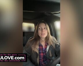 Babe rambles about personal life while driving big truck around town - Lelu Love