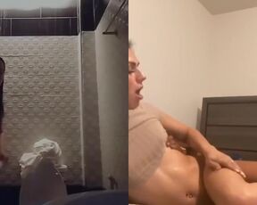 Sexy hot Latina trans hung black daddy dick (full video on Onlyfan mine @bluehaze200 hers @monse_eva