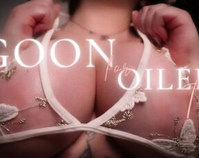 Goon for Oiled Tits - GOONING TIT WORSHIP BIG TITS ORGASM DENIAL JOI