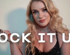 Locktober Chastity Encouragement Blonde Femdom POV Keyholder