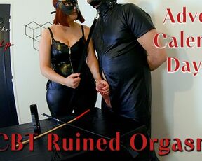 Redhead Mistress Gives CBT Handjob And Ruined Orgasm To Bad Slave (Trailer)