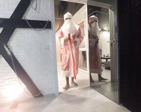 Russian Santa punished his Snow Maiden by fucking her in anal