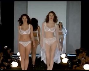 White lingerie defile